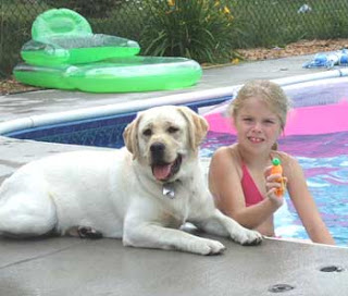 "Gracie" and Ella 
An afternoon by the pool
Asti - Bo puppy