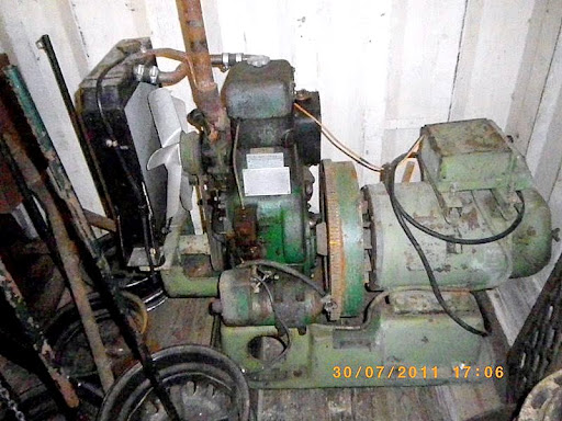 Güldner Stationärmotor mit Generator