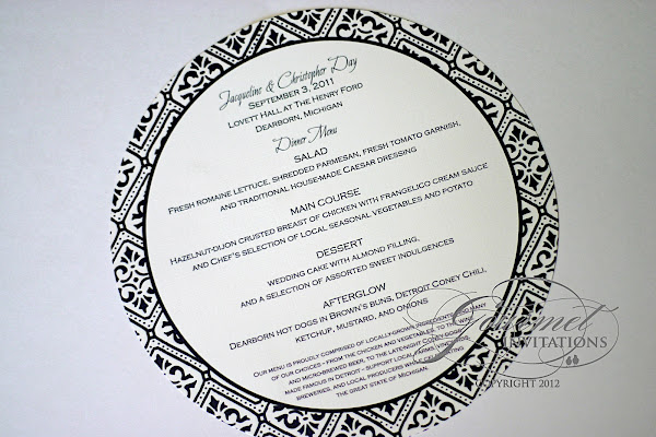 Gourmet Invitations Gourmet Invitations Custom Wedding Invitations 