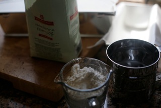 Getting all my ingredients together.