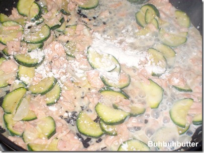 Sugo salmone zucchine