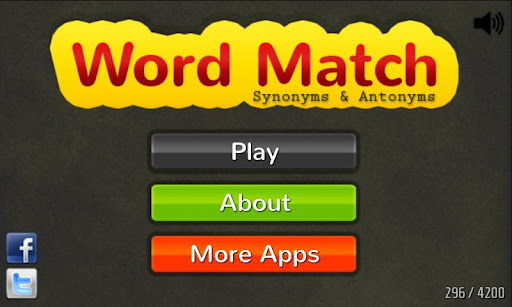 Word Match: Synonym Antonym