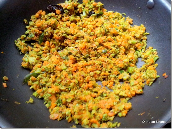 Carrot Broccoli Thoran Poriyal sabji