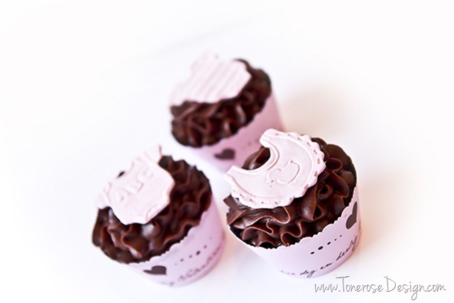 cupcakes til barselbesøk baby cupcakes dåp IMG_4045
