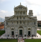 Pisa Duomo facade panorama