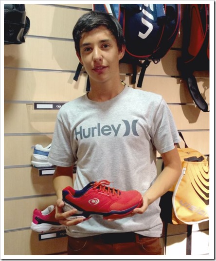 Vision Pro ficha a Javier Redondo Méndez como imagen de su línea de calzado técnico.