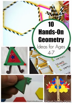 Hands On Geometry Ideas for Students Age 4-7, preK, K, and first grade Hands On Geometry Ideas for Students Age 4-7, preK, K, and first grade