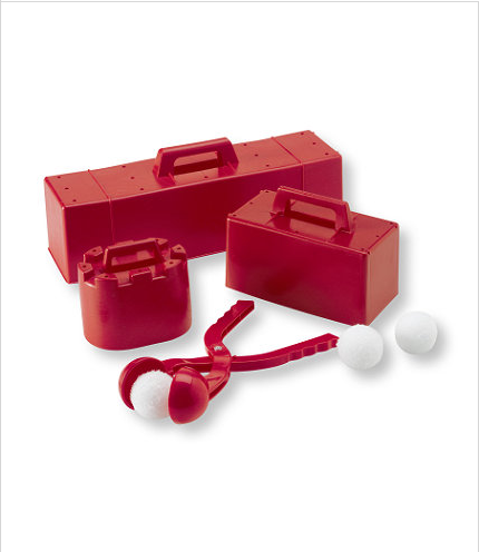 Although the northeast winter has been mild this year, the snow castle/snowball maker set would be lots of fun with some snow. Although the northeast winter has been mild this year, the snow castle/snowball maker set would be lots of fun with some snow.