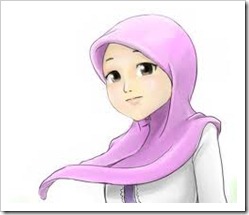 jilbab kartun