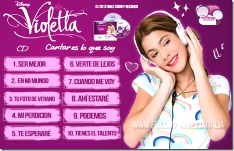 cântece violetta-cantar es lo que soy