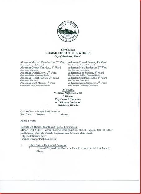 Mayor's Agenda