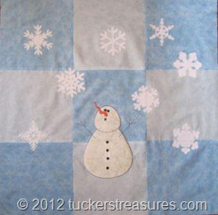 snowman quilt