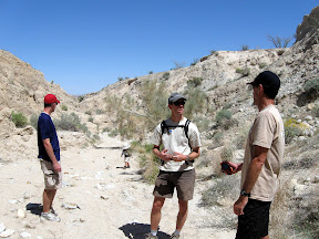 Bob and Mark discuss GPS nuances as Austin checks out bug number 22.