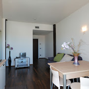 Cucina-soggiorno con divano-letto / Kitchen-living room with sofa bed