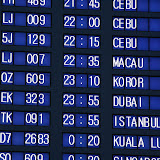 I love it when my flight is the most obscure one on the departure board