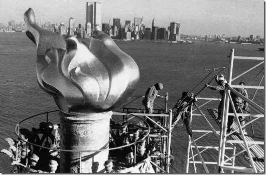 Statue Of Liberty Renovations 1985