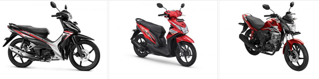 Daftar Harga Motor Honda Daftar Harga Motor Honda