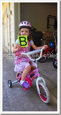 B is for Bike {Preschool Alphabet}
