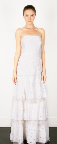 Thread always makes great cotton alternatives to the glammed-up bridal gown. This one, with tiers of eyelet, is beautiful (www.bridal.threaddesign.com).