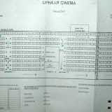 SEATING PALN OF BALCONY 1980