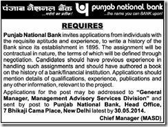 Punjab National Bank www.indgovtjobs.in