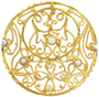 c0 18 Carat Isharya gold-plated filigree cuff detail
