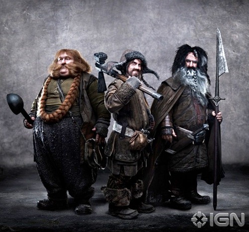 Képen Bofur, Bombur és Bifur
