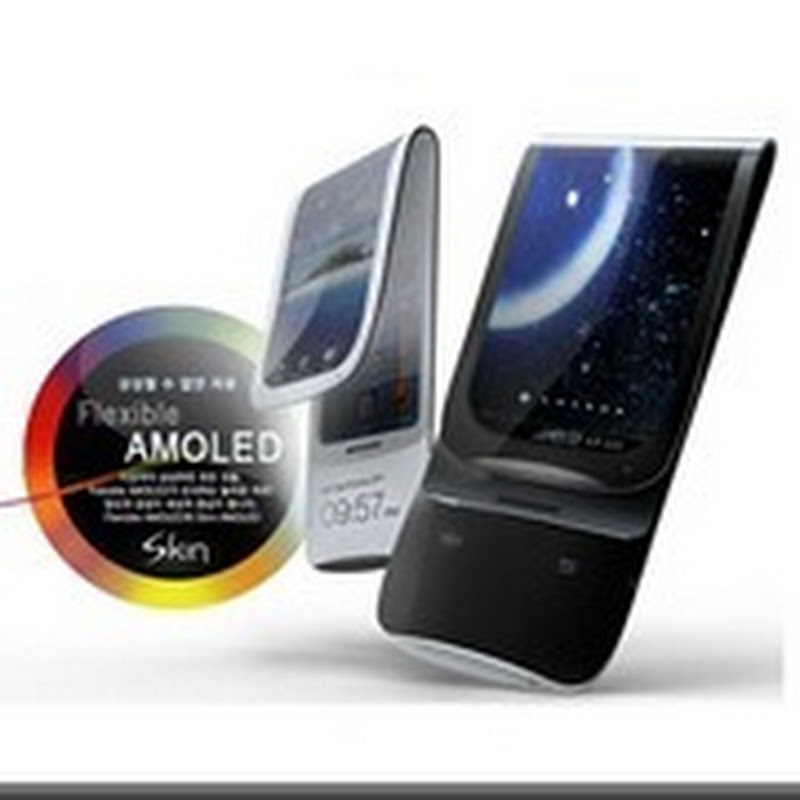 Nokia e Samsung mostram telas flexível para celulares