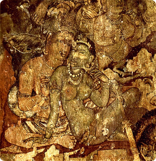 Ajanta_Indischer_Maler_des_6._Jahrhunderts