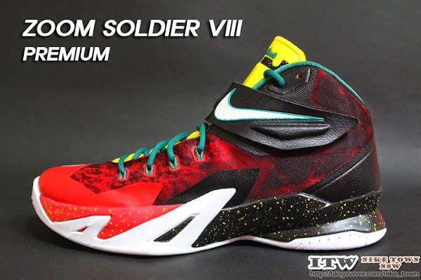 Zoom Soldier 8 in Black White Red and Yellow 688579016