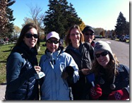 TEAM COWBELL! The CCRR gang cheering at the Hamilton Road2Hope Marathon
