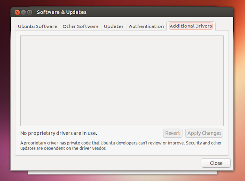Ubuntu 13.10 -  Driver aggiuntivi