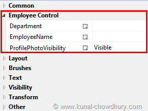 Categorized Properties into Employee Control Group Categorized Properties into Employee Control Group