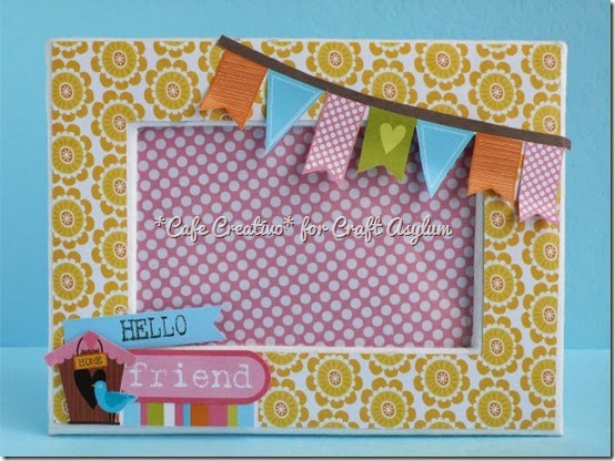 cafe creativo - scrap cornice tutorial frame