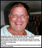 Grobler Naas 56 murdered rural Denysville Vaaldam security complex Sept82010
