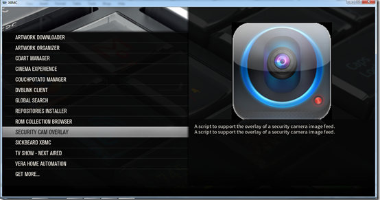 The Media Center Blog Ip Security Cam Image In Xbmc Using