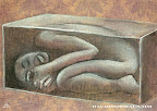 This girl, Katharine Cane, got into a very small acrylic box. There was a sort of drinking game held on the box and another girl sat on top of it and had liquor poured on her body. What impressed me most was how exceedingly happy Katharine seemed to be trapped naked in a tiny clear plastic box. It's not really Kinbaku at all, but it was happening so I drew it. This girl, Katharine Cane, got into a very small acrylic box. There was a sort of drinking game held on the box and another girl sat on top of it and had liquor poured on her body. What impressed me most was how exceedingly happy Katharine seemed to be trapped naked in a tiny clear plastic box. It's not really Kinbaku at all, but it was happening so I drew it.