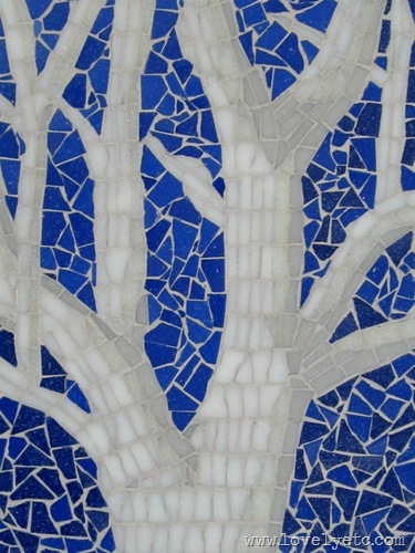 tree mosaic close up tree mosaic close up