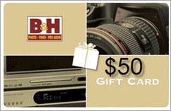 B-H 50 Gift Card