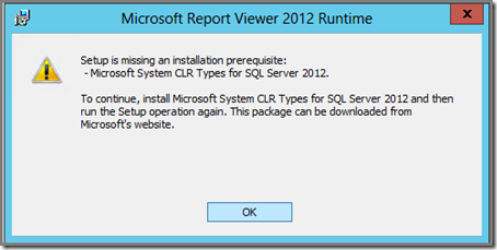 Thoughts on Azure, OMS & SCOM: Upgrading To SCOM 2012 R2 RTM: Report Viewer  2012 Runtime Error