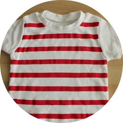 circle striped shirt