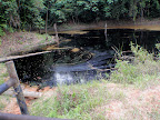 A recent spill in a lake in Oil Block 1-AB from August 27 2010