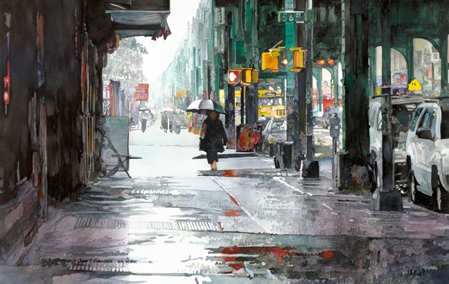 New Utrecht Avenue 39"x24.74" New Utrecht Avenue 39"x24.74"