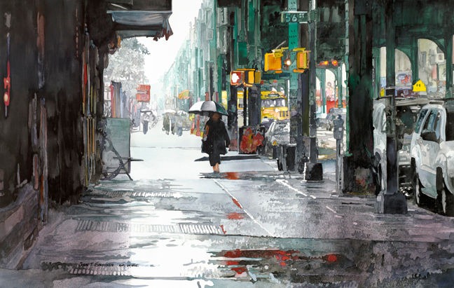 New Utrecht Avenue 39"x24.74"