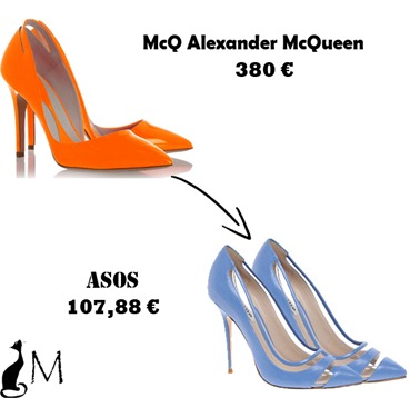 clon salones McQ Alexander McQueen Asos Primavera verano 2013 SS 2013