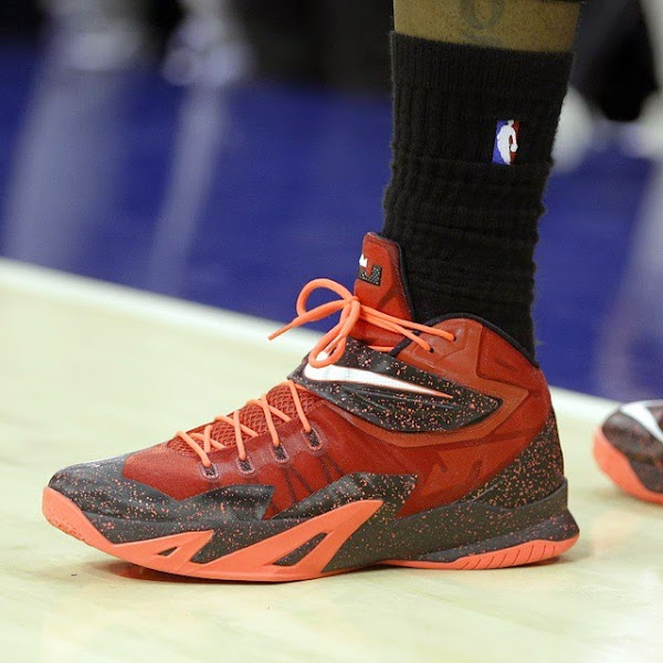 King James Wears Soldier 8 Premium Player Pack in His Debut in Cleveland