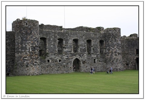 View of north gatehouse Beaumaris