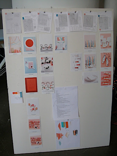 Carolyn sketched out the layout as the story developed and when we got to the studio we began posting our polaroids. This helps us with the pacing, colors, and angles of our photographs and we do it on every shoot.