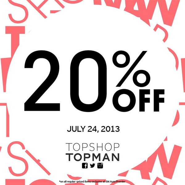 EDnything_Topshop Topman Opening Day Sale EDnything_Topshop Topman Opening Day Sale