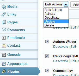 update plugins update plugins